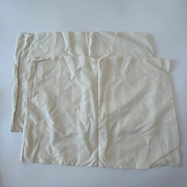 新品未使用 枕カバー オフホワイト ピロケース 43×63 2枚セット