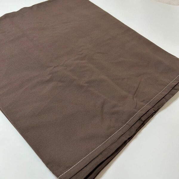新品未使用 敷布団カバー ダブルロングサイズ 145×215 ブラウン