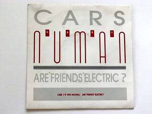 [g062]★UK盤EP★ゲイリー・ニューマン★Gary Numan★Cars ('E' Reg Model)★Are 'Friends' Electric?★7inch★7インチ★シングル★