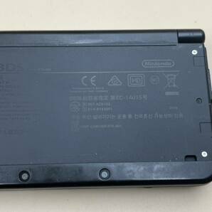 【通電動作確認済み】 Nintend 任天堂 new ニンテンドー 3DS 本体 KTR-001 ブラック 充電器 モンスターハンターカセット 付 の画像7
