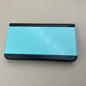 【通電動作確認済み】 Nintend 任天堂 new ニンテンドー 3DS 本体 KTR-001 ブラック 充電器 モンスターハンターカセット 付 の画像2