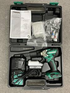 【通電動作確認済み】美品 makita マキタ インパクトドライバ MTD001D 電動工具 14.4V 充電器 DC18SG バッテリー2個 等付属品有 