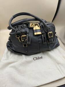 【極美品】Chloe クロエ パディントン ブラウン ハンドバッグ レザー レディース TS077422-185 保存袋付き タグ付き