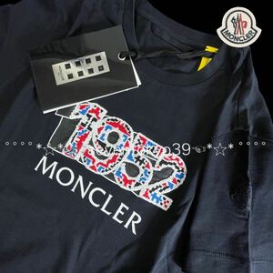 新入荷 本物 新品 40686206 MONCLER モンクレール/ジーニアス1952 サイズXXL 大人気 限定高級ブランド Tシャツ カットソー 刺繍ロゴ