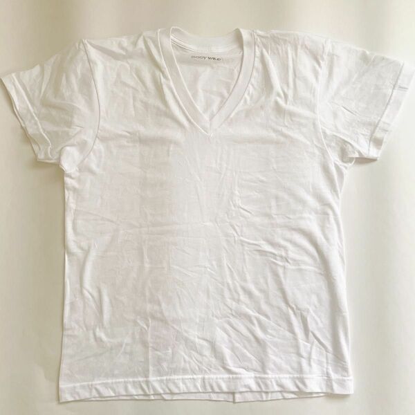 [ボディワイルド] Tシャツ 半袖 Vネック 綿100% 天竺 3枚組 BW50