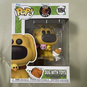 ディズニー　FUNKO POP ファンコ pop ピクサー　カールじいさんの空飛ぶ家　ダグ　DUG WITH TOYS フィギュア　犬　ファンコポップ