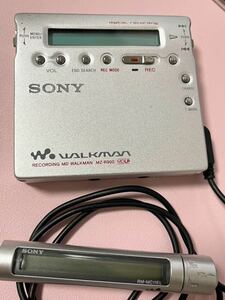 SONY MDウォークマン MZ-R900 MDプレーヤー シルバー【ジャンク扱い】