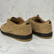 ★送料無料★【新品 完売モデル】28cm Nike SB Dunk Low Pro Wheatナイキ SB ダンク ロー プロ ウィート スウェード ブラウン flax _画像4