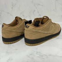 ★送料無料★【新品 完売モデル】25.5cm Nike SB Dunk Low Pro Wheatナイキ SB ダンク ロー プロ ウィート スウェード ブラウン flax _画像5