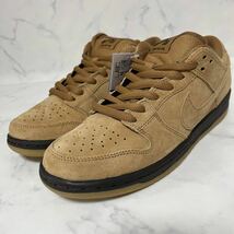 ★送料無料★【新品 完売モデル】25.5cm Nike SB Dunk Low Pro Wheatナイキ SB ダンク ロー プロ ウィート スウェード ブラウン flax _画像2