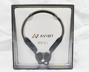 ☆未使用品☆AVIOT　アビオット　WB-K1　骨伝導 イヤホン　マイク付き　ランニング用　bluetooth 　長時間再生