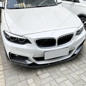 【送料無料】フロントBumper リップスポイラー set カーボン BMW F22 F23 Mスポーツ 2014-2022