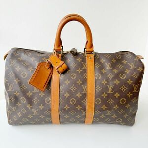 ◆ ルイ ヴィトン LOUIS VUITTON モノグラム キーポル 45 ボストンバッグ M41428 MALLETIER メンズ レディース 旅行 トラベル かばん