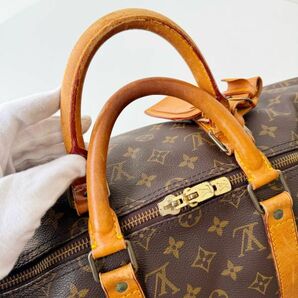 ◆ ルイ ヴィトン LOUIS VUITTON モノグラム キーポル 50 ボストンバッグ M41426 ブラウン メンズ レディース 旅行 トラベル かばんの画像7