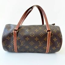 ◆ ルイ ヴィトン LOUIS VUITTON モノグラム パピヨン 26 ハンドバッグ M51386 ブラウン 筒形 レディース かばん_画像1