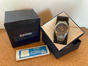 ★CASIO カシオ 腕時計 2730 WVA-400 wave ceptor タフソーラー 箱付 タフソーラー メンズ腕時計★中古品