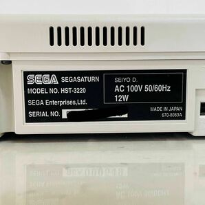 セガサターン本体 廉価版（HST-0014/ミストグレー） セガサターン SS  i17737  80サイズ発送 通電確認のみの画像6
