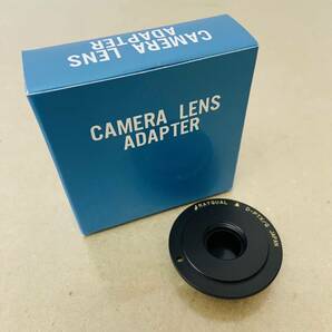 （RAYQUAL製） CAMERA LENS ADAPTER D-PTQ  箱あり目立つ傷汚れなし i17683 ネコポス発送の画像1