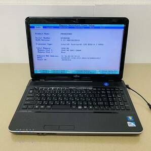 LIFEBOOK AH42/E  FMVA42EBKS  Pentium B950 2GB HDD320GB  OS無し ライセンス無し 本体のみ  i17596 80サイズ発送  の画像1