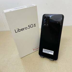 Y!mobile Libero 5G II A103ZT ブラック ソフトバンク判定◯  SIMフリー  箱あり  i18063  60サイズ発送 美品 の画像4