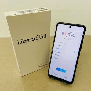 Y!mobile Libero 5G II A103ZT ブラック ソフトバンク判定◯  SIMフリー  箱あり  i18063  60サイズ発送 美品 の画像1