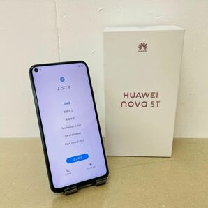 SIMフリー版 HUAWEI  nova  5T YAL-L21 128GB i18091 60サイズ発送  の画像1