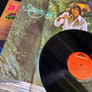 【ポスター付】許冠傑 Sam Hui 金唱片精選 Greatest Hits Polydor 2427307 レコード Vinyl 香港盤 Hong Kong 香港 1977年の画像3