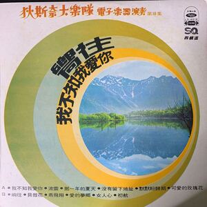 狄斯奈大樂隊 我不知我愛 海山唱片 Haishan Records LS4518 レコード Vinyl 台湾盤 Taiwan 台灣 Funk Soul Di Si Nai Band First Voyage