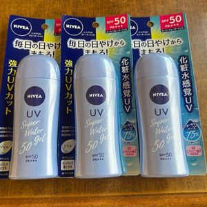 3個　 ニベア サンプロテクトウォータージェル SPF50 PA+++ 80g