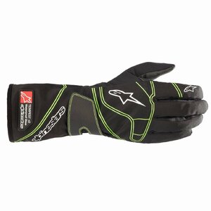 alpinestars( Alpine Stars ) Cart glove TEMPEST V2 WP M size 167 BLACK FLUO GREEN