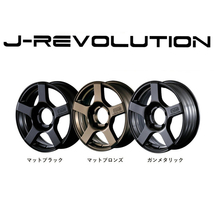 Motor Farm モーターファーム J-REVOLUTION (ジェイ レボリューション) 16x5.5J 5H/139.7 -25 ガンメタリック 【５本セット】_画像3