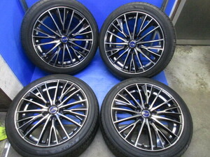 ドルフレン　 8J18+45　5/114　+ヨコハマ　エコス　225/45R18 　プリウスα　　エスティマ　オデッセイ　レヴォーグ　CX-3