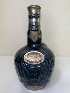 ROYAL SALUTE 21年 ロイヤル サルート スコッチ ウイスキー 700ml 40% 青 陶器 古酒 未開栓 ビンテージ 現状品 szlp