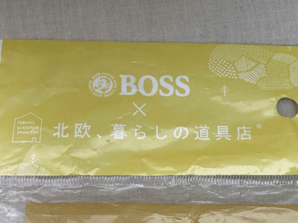 BOSS×北欧、暮らしの道具店 コラボ エコバッグ 1点未使用品 未開封品 非売品