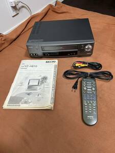 日本国内　正規品　当時物　本物　SANYO サンヨー　ビデオ　VHS テープ　レコーダー　VZ-H610 希少　レア