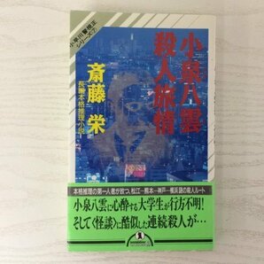 [GY1832] 長編本格推理小説 小泉八雲殺人旅情 斎藤栄 平成3年7月20日 初版第1刷発行 祥伝社の画像1