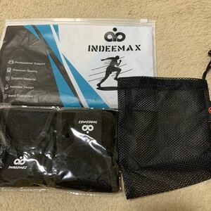 604t1235☆ INDEEMAX 【2枚組】 手首サポーター 手首用 ハード固定 手首を保護 スポーツ 家事 育児 男女 左右手兼用 ブラック