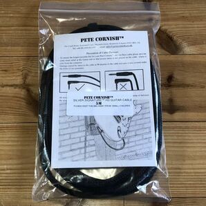 2本セット PETE CORNISH SILVER SIGNATURE HD GTR./BASS CABLES 3m 5m S-S ピートコーニッシュ ケーブル シールド ギター ベース 未使用品の画像2