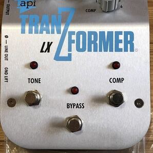 名機 api TRANZ FORMER LX ベース用 プリアンプ コンプレッサー DI エフェクター 生産終了品 極美品 付属品全て有り BASS コンプ 希少 レアの画像4