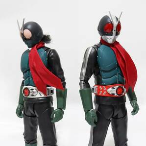 1/12 フィギュア用 布マフラー 赤 ワイヤー入 フィギュアーツ 等々 【微光沢】 シン仮面ライダー Figuarts 1号 2号用の画像8