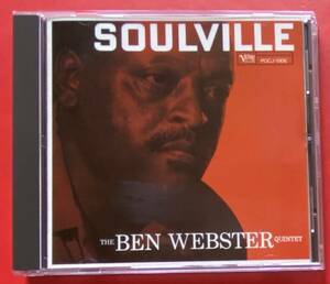 【CD】ベン・ウェブスター「Soulville +3」Ben Webster 国内盤　ボーナストラックあり 盤面良好 [12110260]