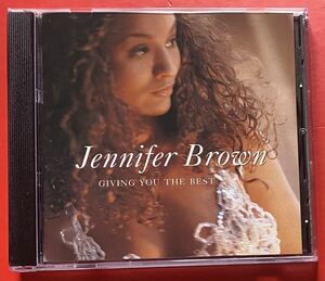 【CD】ジェニファー・ブラウン「GIVING YOU THE BEST」JENNIFER BROWN 国内盤 盤面良好 [04260100]