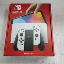 送料無料h58987 Switch スイッチ 有機ELモデル HEG-S-KAAAA JPN 本体 ホワイト 美品 未使用_画像1