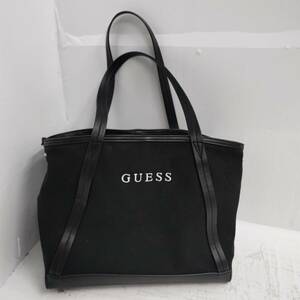 送料無料h59116 ゲス GUESS ハンドバッグ ショルダーバッグ キャンバス BLK JC829023 アクセサリー 良品