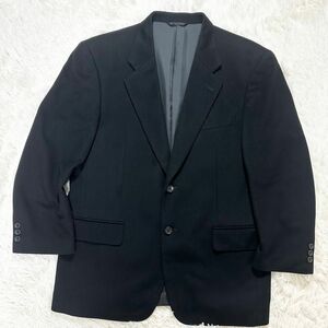 【カシミヤ100】PURE CASHMERE ジャケット　ブラック　サイズAB5