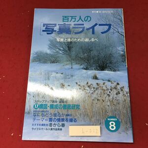 h-212 ※4 百万人の写真ライフ 季刊'93 冬号 No.8 平成5年2月1日 発行 日本写真企画 写真 撮影 風景 雪景色 構図 解説 情景