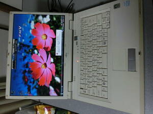 ジャンク品 FUJITSU PC FMV-BIBLO NF/B40 W Vista Celeron550 2.0GHz メモリ2GB HD99GB DVD 映像モニターに有効活用
