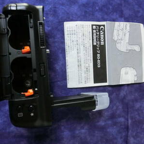 Canon BATTERY GRIP BG-ED3 キヤノン バッテリーグリップ 先端キャップ付 未確認 使用説明書付 の画像7