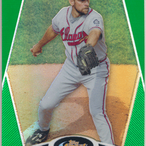 John Smoltz MLB 2008 Topps Finest Green Refractor 199枚限定 グリーンリフラクター ジョン・スモルツの画像1