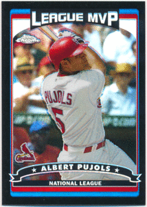 Albert Pujols MLB 2006 Topps Chrome League MVP Refractor 549枚限定 リフラクターカード アルバート・プホルス